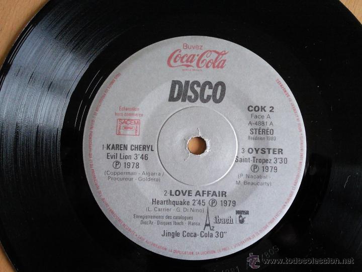 Discos de vinilo: COCA COLA EP FRANCIA MUSICA DISCO - Foto 3