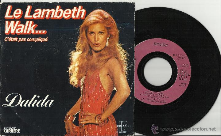 Discos de vinilo: dalida single le lambeth walk...  francia - Foto 1