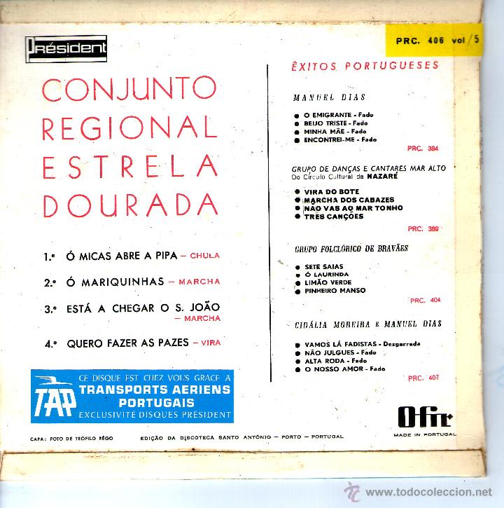 Discos de vinilo: CONJUNTO REGIONAL ESTRELA DOURADA - Foto 2