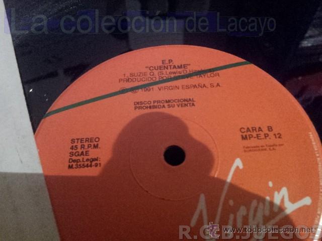 Discos de vinilo: EP CUENTAME 1991 VIRGIN ESPA&Ntilde;A - Foto 3