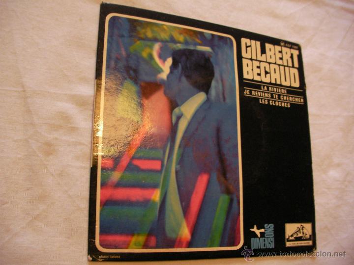 Discos de vinilo: ANTIGUO SINGLES DE VINILO - GILBERT BECAUD - ENVIO GRATIS A ESPA&Ntilde;A - Foto 1