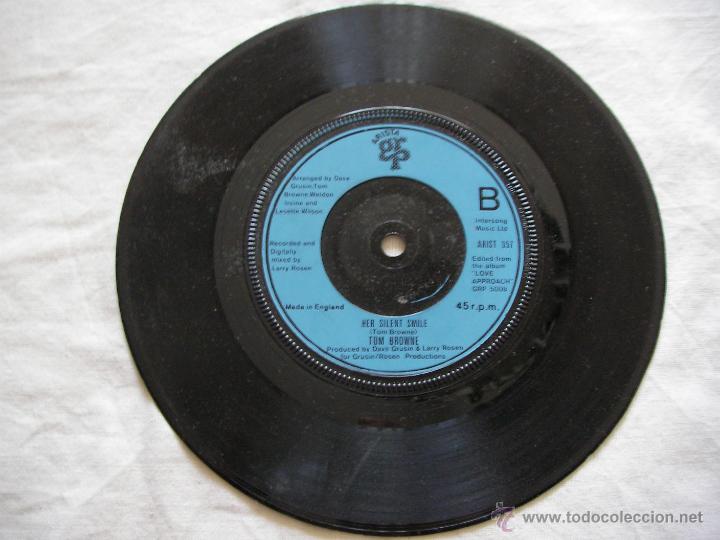 Discos de vinilo: ANTIGUO SINGLES DE VINILO - TOM BROWNE - ENVIO GRATIS A ESPA&Ntilde;A - Foto 1
