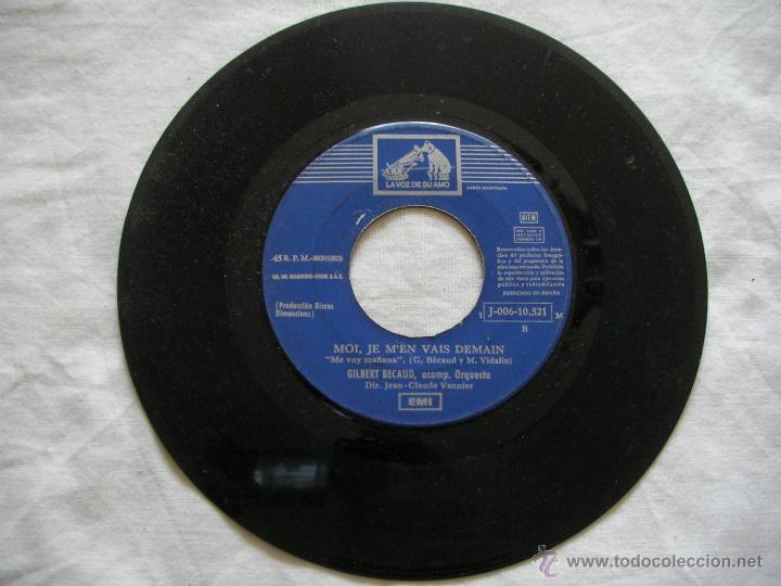 Discos de vinilo: ANTIGUO SINGLES DE VINILO - GILBERT BECAUD - ENVIO GRATIS A ESPA&Ntilde;A - Foto 1