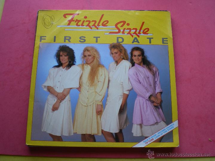 Discos de vinilo: FRIZZLE SIZZLE FIRST DATE LP TOUCH DOWN HOLANDA 1987 PEPETO - Foto 1