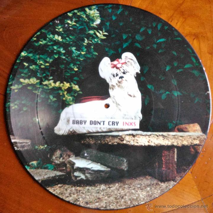 Discos de vinilo: INXS, BABY DONT CRY, MAXI SINGLE PICTURE DISC - Foto 1