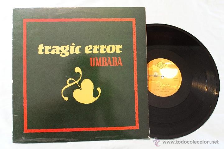 Discos de vinilo: TRAGIC ERROR UMBABA MAXI VINYL MAX MUSIC SPAIN - Foto 1