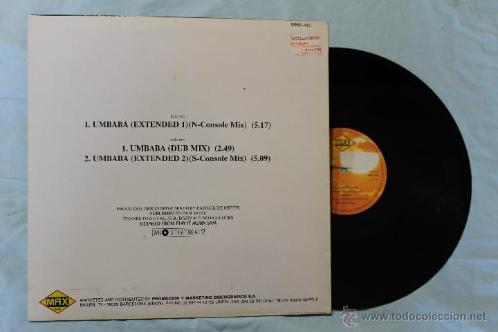 Discos de vinilo: TRAGIC ERROR UMBABA MAXI VINYL MAX MUSIC SPAIN - Foto 2