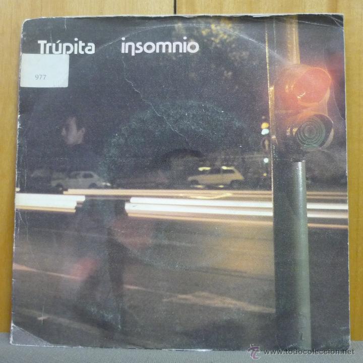 Disques de vinyle: Tr&uacute;pita - Insomnio - Single Polydor - 883 305-7 - Espa&ntilde;a 1985
