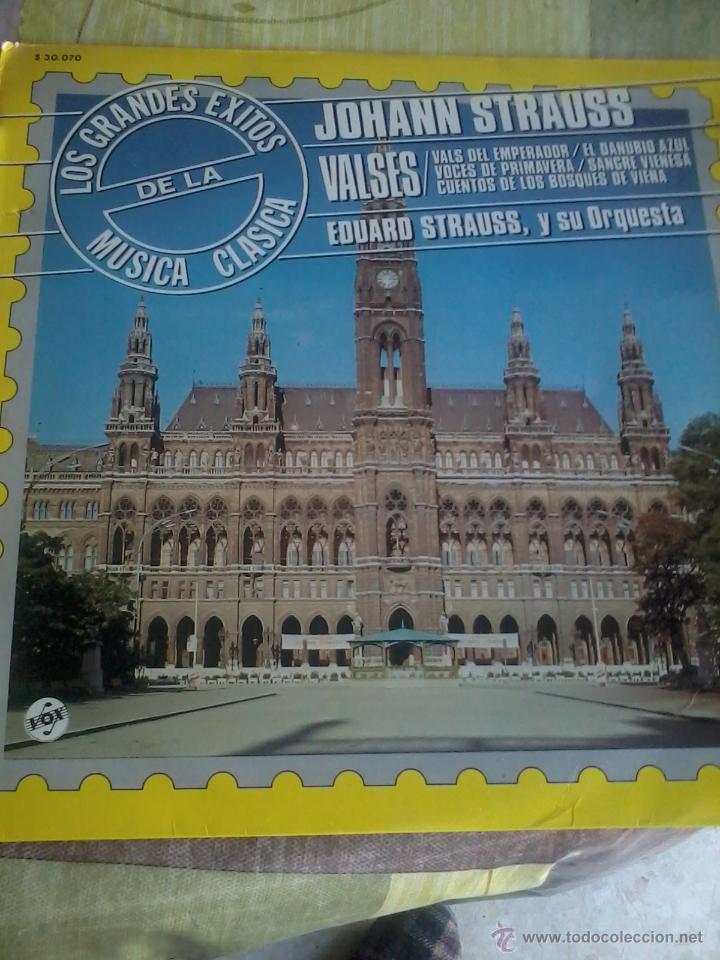 Discos de vinilo: JOHANN STRAUSS VALSES. C4V - Foto 1