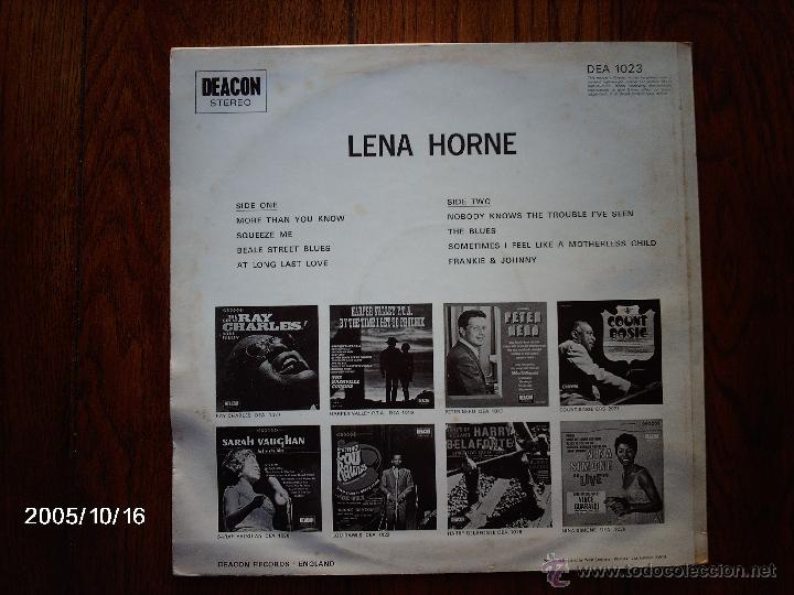 Discos de vinilo: lena horne  -  swinging - Foto 2