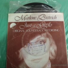 Discos de vinilo: MARLENE DIETRICH JUST A GIGOLO,ORIGINAL SOUNDIRACK RECORDING.