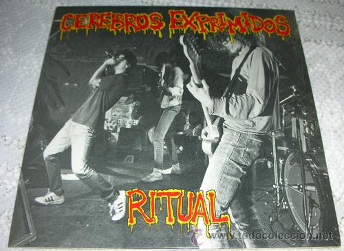 Discos de vinilo: CEREBROS EXPRIMIDOS - RITUAL - EP 1991 - Foto 1