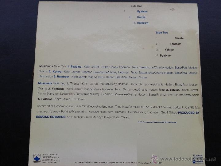 Discos de vinilo: LP - KEITH JARRET ** BYABLUE *** 1977 ABC IMPULSE *** EDITADO EN ESPA&Ntilde;A*** - Foto 2