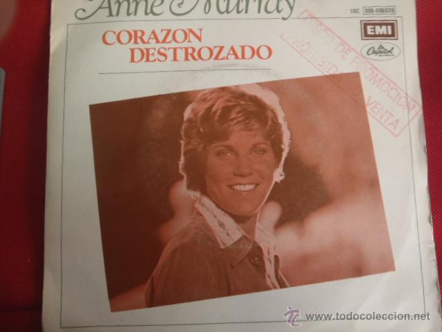 Discos de vinilo: ANNE MURRAY CORAZON DESTROZADO. - Foto 1