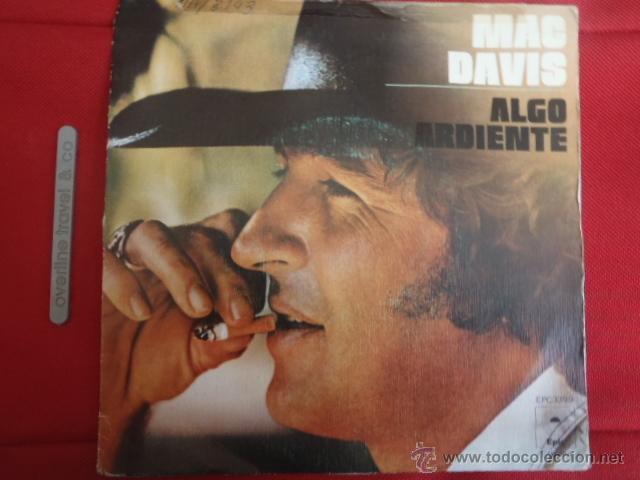Discos de vinilo: MAC DAVIS ALGO ARDIENTE - Foto 1
