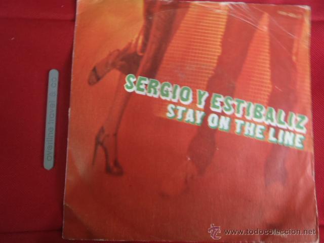 Discos de vinilo: SERGIO Y ESTIBALIZ STAY ON THE LINE - Foto 1