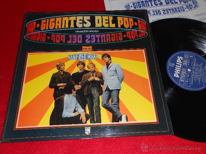 Discos de vinilo: MANFRED MANN Gigantes del pop Vol.36 LP 1981 Philips EDICION ESPA&Ntilde;OLA SPAIN