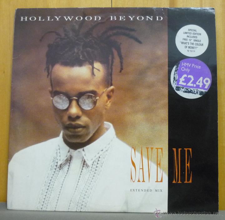 Discos de vinilo: HOLLYWOOD BEYOND - SAVE ME - DOBLE MAXI WEA 1986 - Foto 1