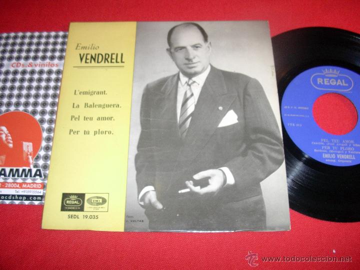Discos de vinilo: emilio vendrell  lemigrant  regal  ep - Foto 1