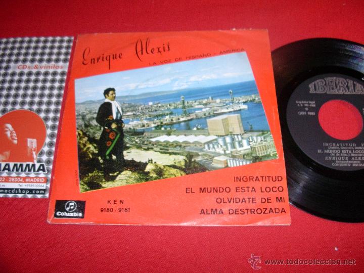 Disques de vinyle: enrique alexis  ingratitud  1966   ep