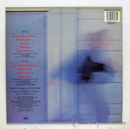 Discos de vinilo: Robin Gibb - Secret Agent (LP Vinilo. Original 1984) - Foto 2