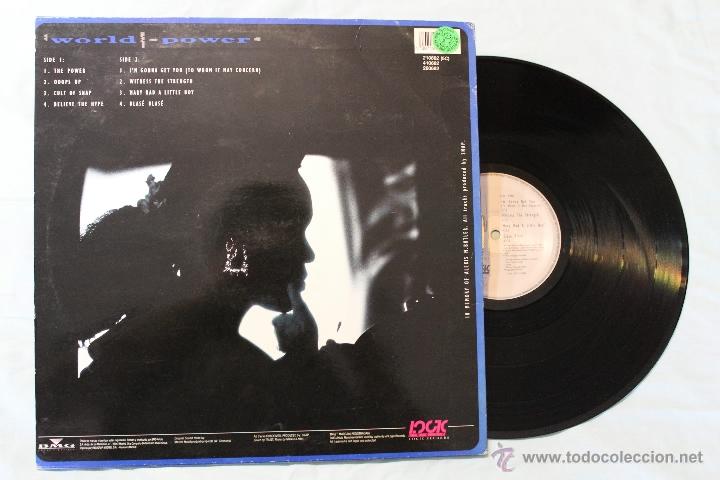 Discos de vinilo: WORLD POWER LP SPAIN 1990 - Foto 2