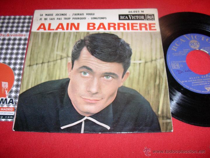 Dischi in vinile: alain barriere la marie joconde   1963  france  ep