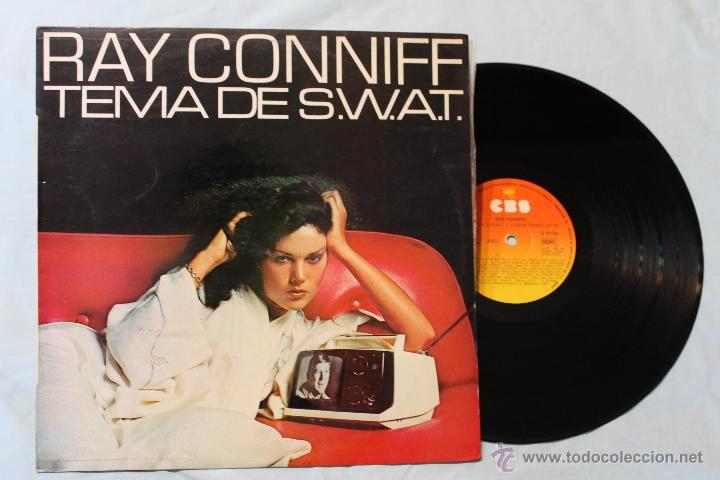 Discos de vinilo: RAY CONNIFF TEMA DE S.W.A.T. LP VINILO CBS 1977 SPAIN - Foto 1