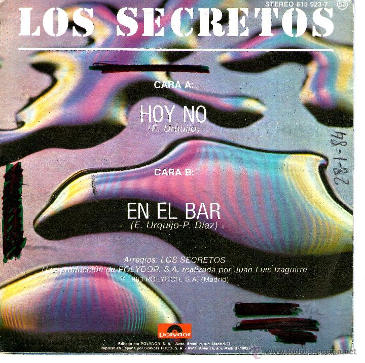 Discos de vinilo: LOS SECRETOS HOY NO - Foto 2