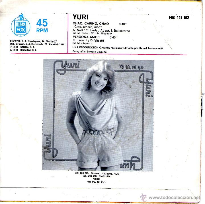Discos de vinilo: YURI - CHAO CARI&Ntilde;O CHAO - Foto 2