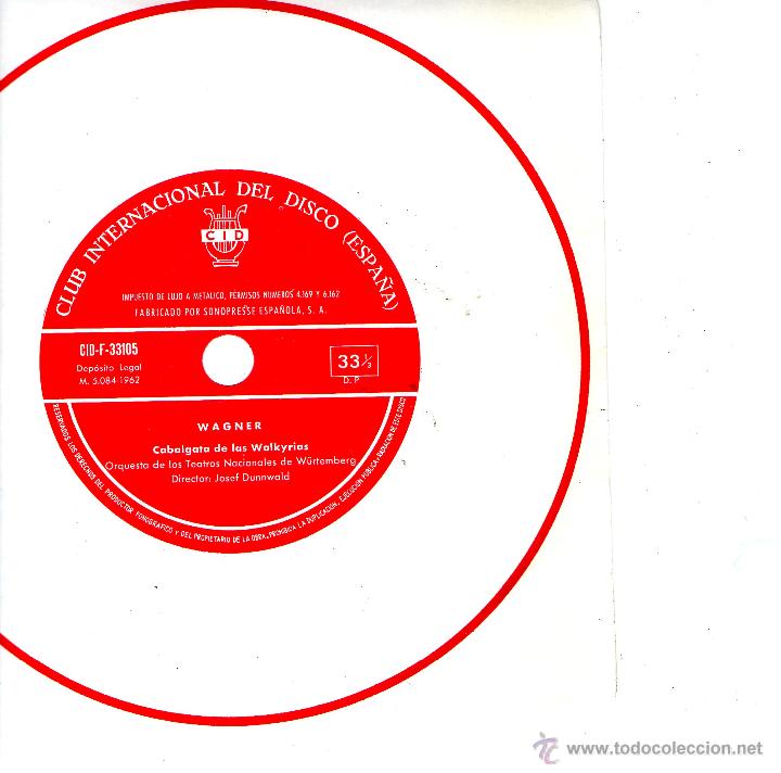 Discos de vinilo: DISCOFLEX WAGNER - Foto 2