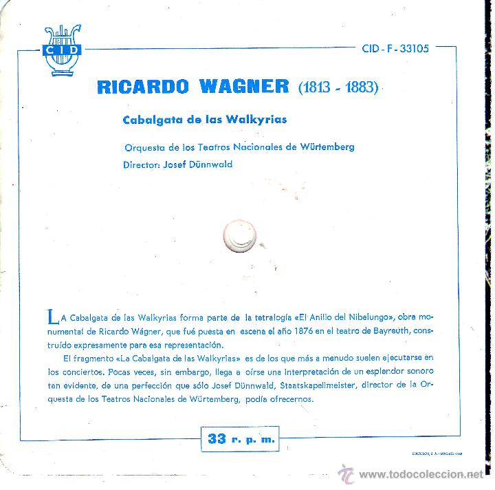 Discos de vinilo: DISCOFLEX WAGNER - Foto 3