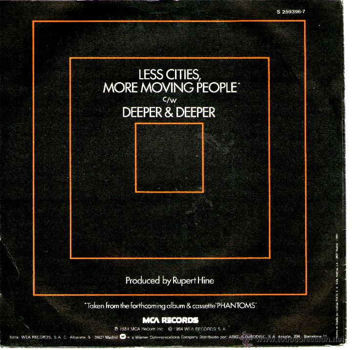 Discos de vinilo: THE FIXX - LESS CITIES, MORE MOVING PEOPLE - Foto 2