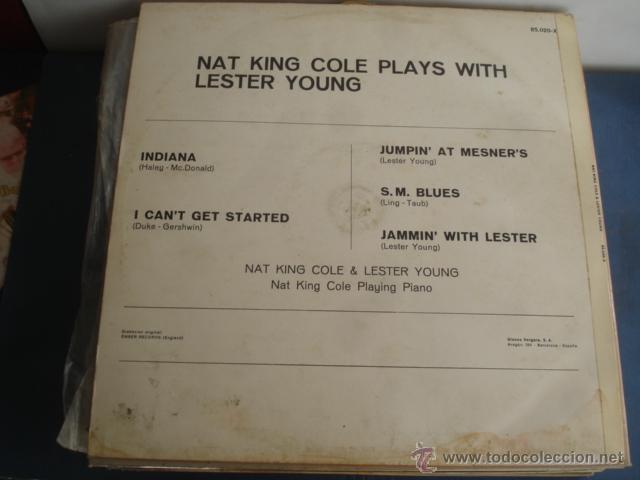 Discos de vinilo: NAT KING COLE PLAYS WITH LESTER YOUNG - Foto 2