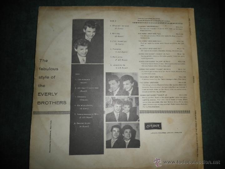 the everly brothers - the fabulous style of lp - Compra venta en