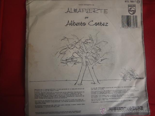 Discos de vinilo: ALMAFUERTE ALBERTO CORTEZ. - Foto 1