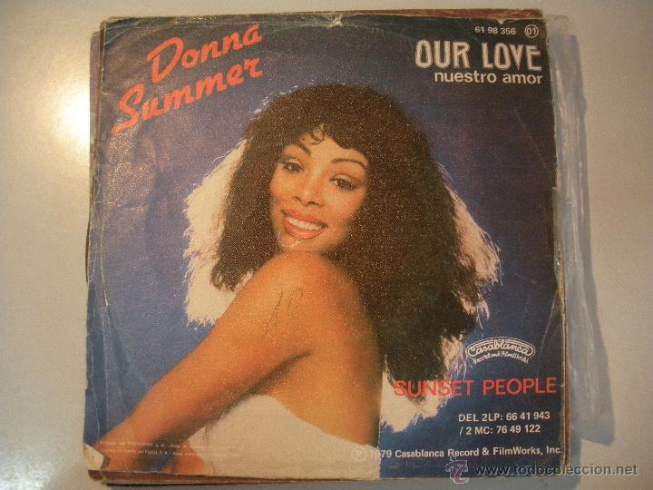 Discos de vinilo: MAGNBIFICO SINGLE DE - DONNA - SUMMER - - Foto 1
