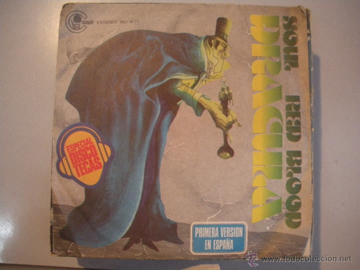 Discos de vinilo: MAGNIFICO SINGLE DE - RED - BLOOD - DRACULA - - Foto 1