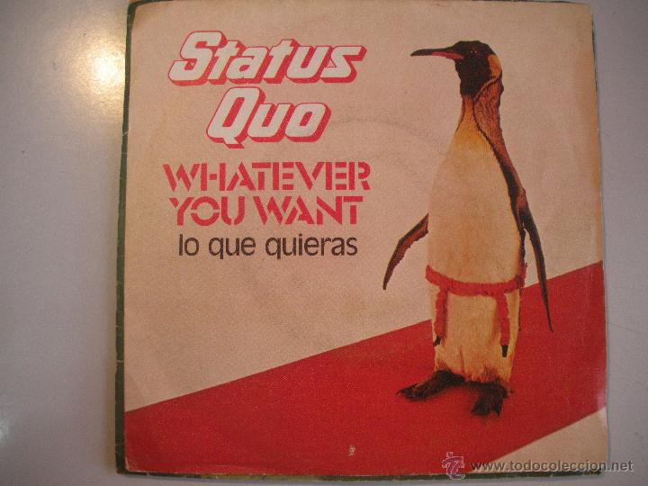 Discos de vinilo: MAGNIFICO SINGLE DE - STATUS - QUO - - Foto 1
