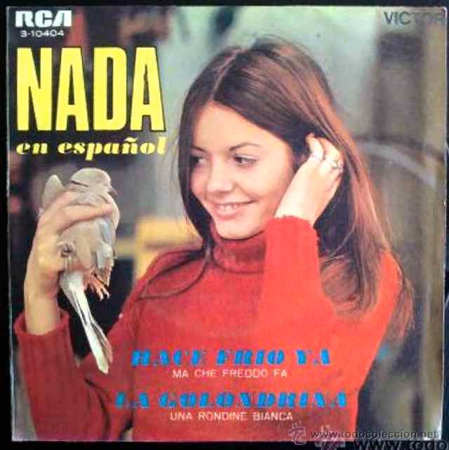 Disques de vinyle: NADA CANTA EN ESPA&Ntilde;OL HACE FR&Iacute;O YA - SINGLE ESPA&Ntilde;A