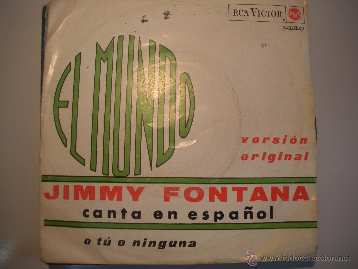 Discos de vinilo: MAGNIFICO SINGLE DE - JIMMY - FONTANA - - Foto 1