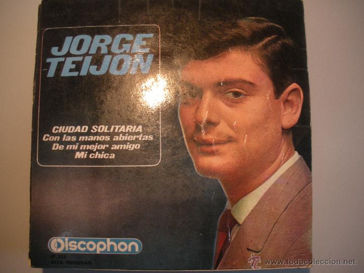Discos de vinilo: MAGNIFICO SINGLE DE - JORGE - TEIJON - - Foto 1