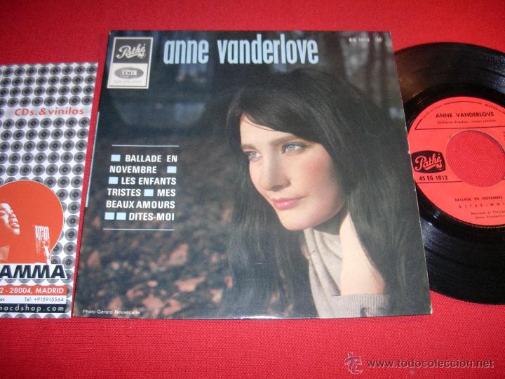 Dischi in vinile: anne vanderlove   Ballade En Novembre  france  1966  ep