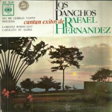 Discos de vinilo: TRIO LOS PANCHOS EP SELLO CBS AÑO 1960