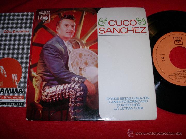 Discos de vinilo: cuco sanchez donde estas  corazon   1963    ep - Foto 1