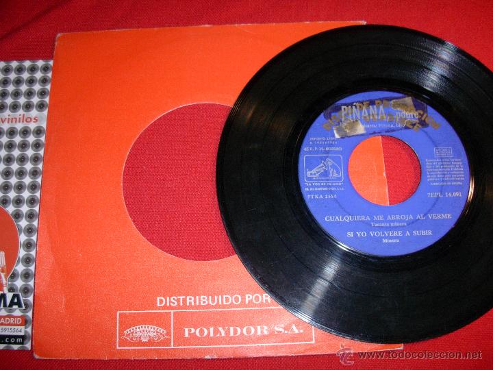 Vinyl records: pi&ntilde;ana  padre  cualquiera me arroja al verme mi sombrero  promo  1964  ep