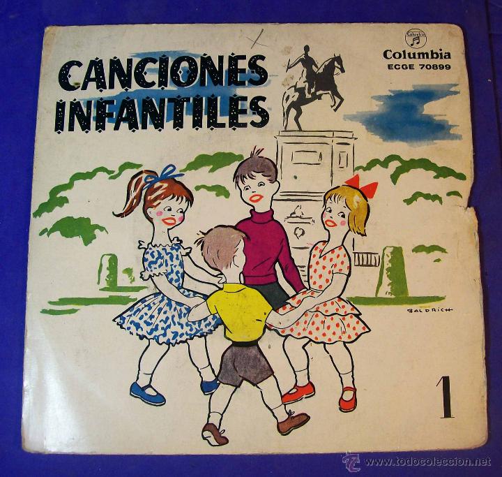 Discos de vinilo: DISCO DE VINILO CANCIONES INFANTILES - Foto 1
