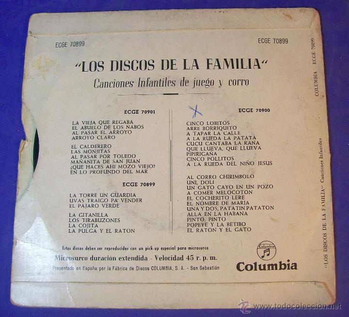Discos de vinilo: DISCO DE VINILO CANCIONES INFANTILES - Foto 2