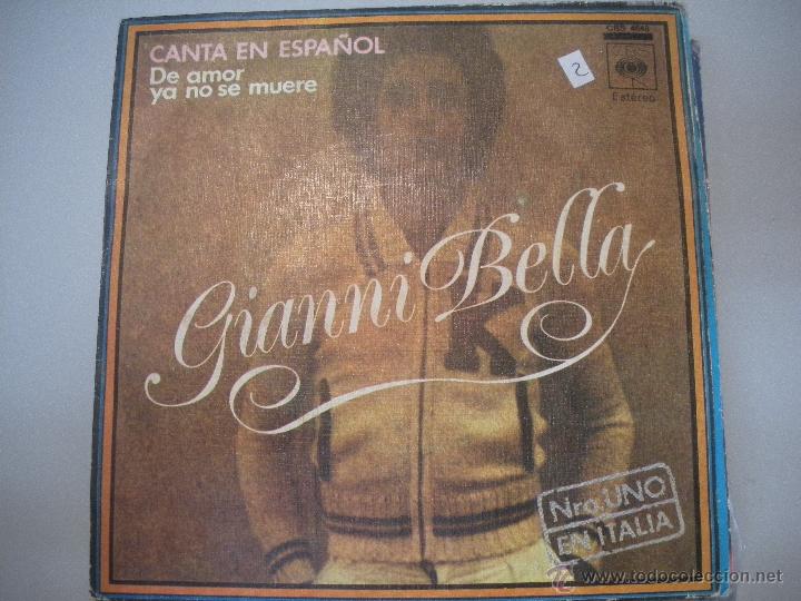 Discos de vinilo: MAGNIFICO SINGLE DE - GIANNI - BELLA - - Foto 1
