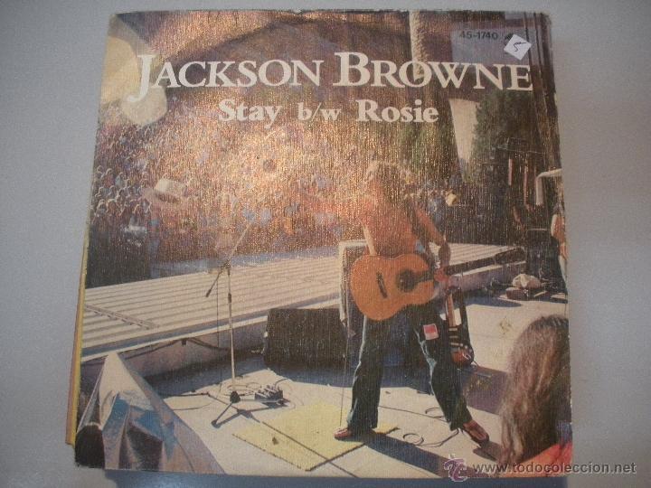 Discos de vinilo: MAGNIFICO SINGLE DE - JACKSON - BROWNE - - Foto 1